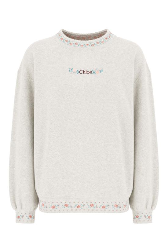 26FW 끌로에 긴팔 티셔츠 CH26AJH23081 01N AIRY GREY