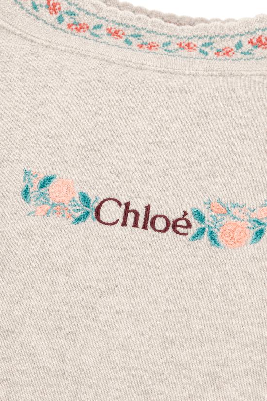 26FW 끌로에 긴팔 티셔츠 CH26AJH23081 01N AIRY GREY - CHLOE