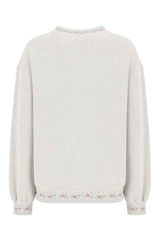 26FW 끌로에 긴팔 티셔츠 CH26AJH23081 01N AIRY GREY - CHLOE