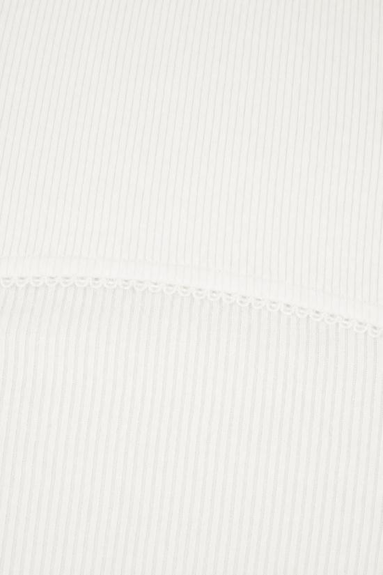 26FW 알라이아 반팔 티셔츠 AA9I0028J085D 000 BLANC - ALAIA