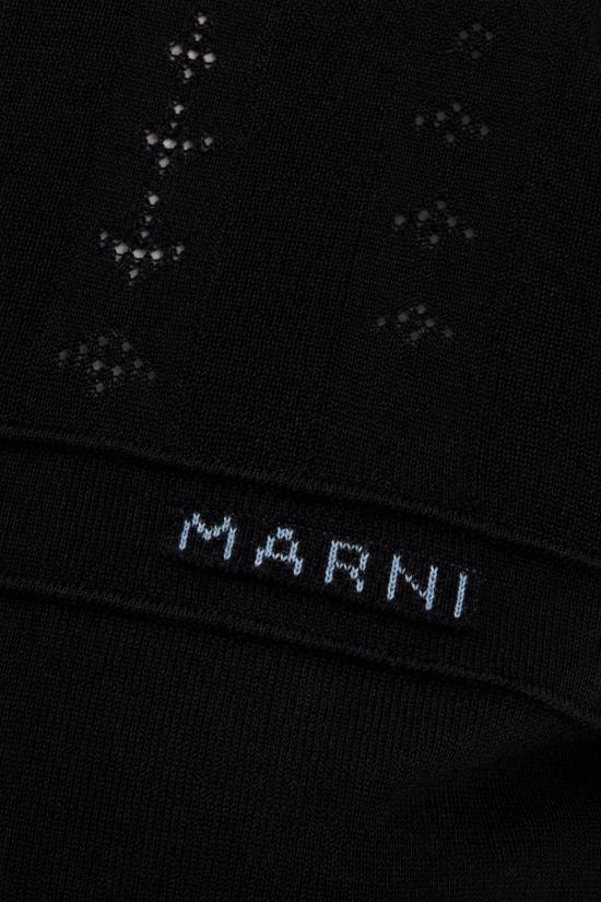 26FW 마르니 폴로 티셔츠 POMD0067EQUFZ634 00N99 BLACK - MARNI