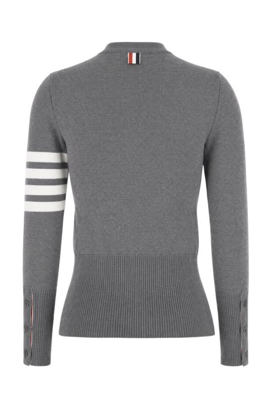 26FW 톰브라운 울 밀라노 스티치 클래식 4바 풀오버 니트 FKA239A00014 035 MED GREY - THOM BROWNE