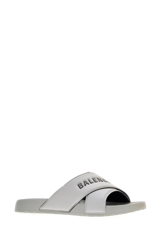 26FW 발렌시아가 뮬/슬리퍼 866163W0FPD 1113 BAL GREY BLACK - BALENCIAGA