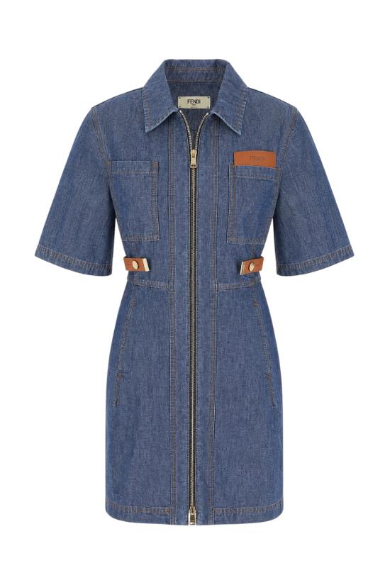 26FW 펜디 데님 원피스 FLD576AW8H F0QB0 DENIM