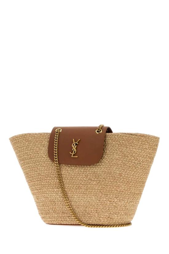 26FW 생로랑 파니에 라피아 바스켓 백 868646GAAG2 9929 Beige o Tan - SAINT LAURENT