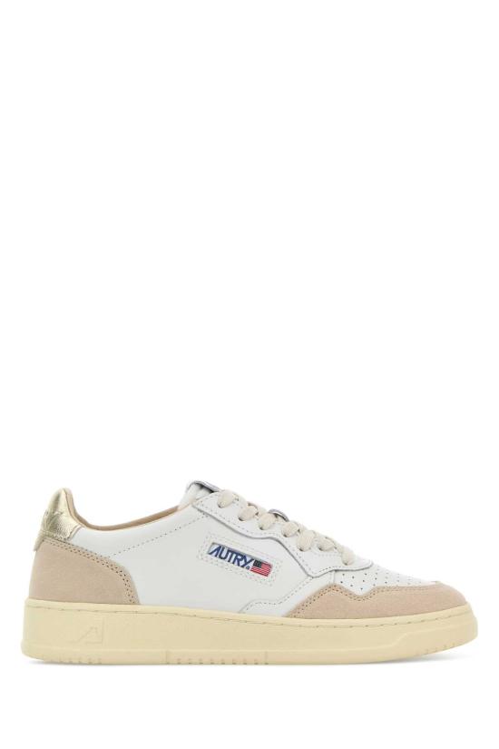 26FW 오트리 메달리스트 로우 레더 스니커즈 AULW LS75 Multicoloured