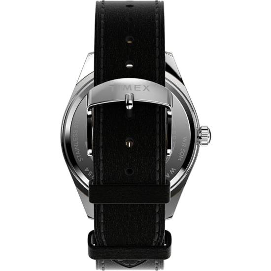  타이맥스 손목시계 Timex Legacy 41mm 가죽 스트랩 시계 - TIMEX