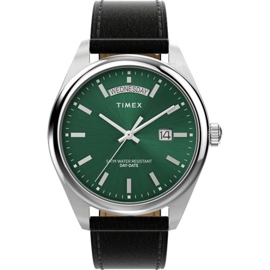  타이맥스 손목시계 Timex Legacy 41mm 가죽 스트랩 시계