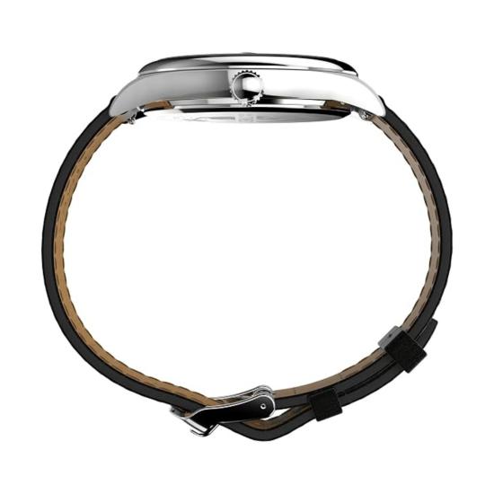  타이맥스 손목시계 Timex Legacy 41mm 가죽 스트랩 시계 - TIMEX