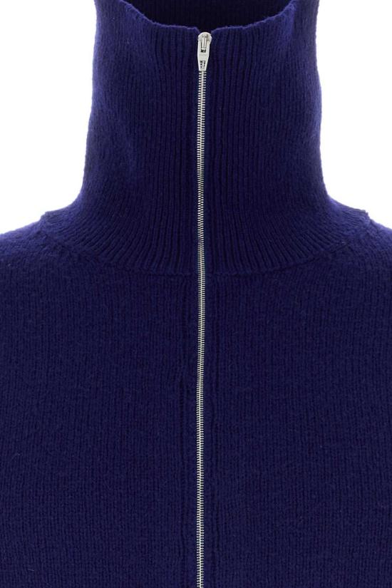  질샌더 스웨터 질 샌더 익스테리어: 울 나일론 마글리에리아  잉크블루 - JIL SANDER