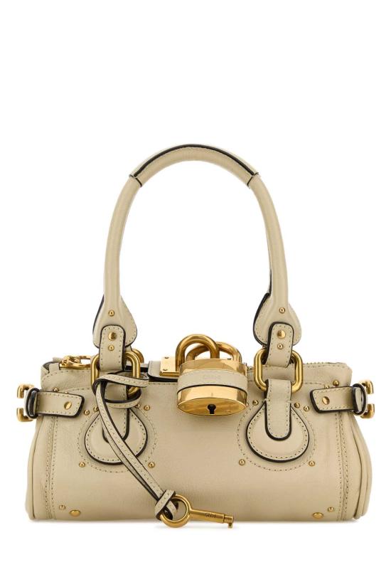26FW 끌로에 스몰 그레인드 레더 패딩턴 백 CH26SS805P75 20S Beige o Tan