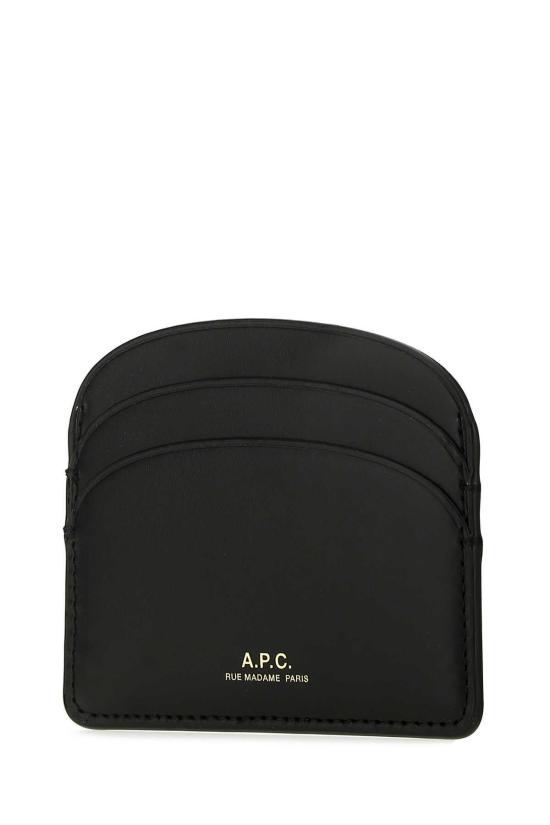  아페쎄 카드지갑 A.P.C. 블랙 가죽 카드 - A.P.C.