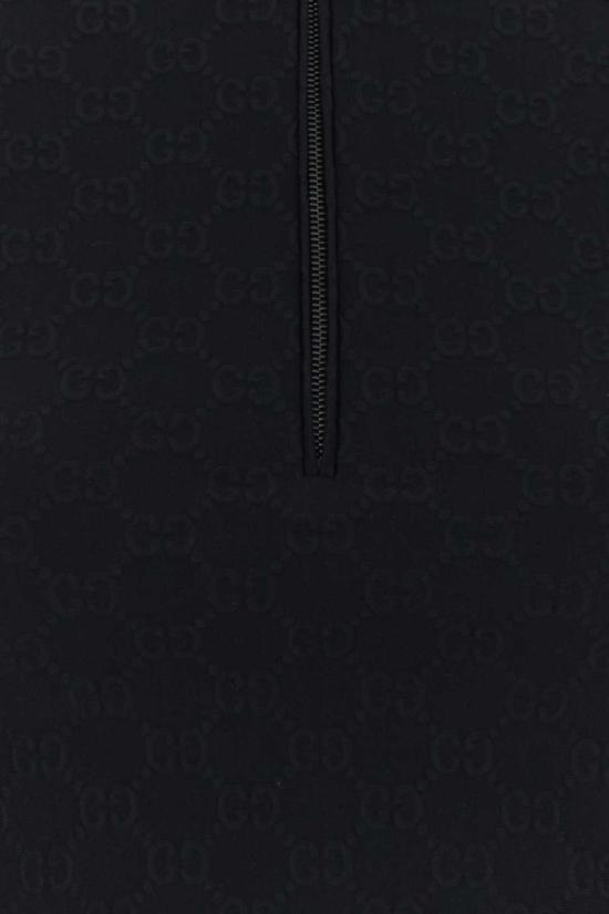  구찌 스웨터 블랙 GG 자카드 탑 - GUCCI
