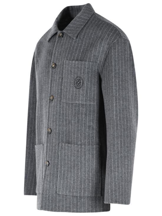 26FW 드롤드무슈 긴팔 셔츠 L JT295 WO041DGR Grey - DROLE DE MONSIEUR