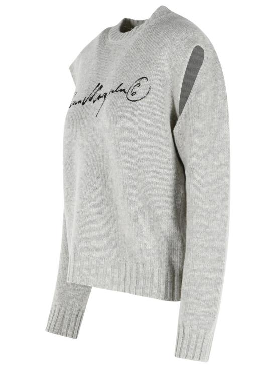 26FW MM6 메종마르지엘라 스웨터 S52HL0065 M13288806S Grey - MM6 MAISON MARGIELA