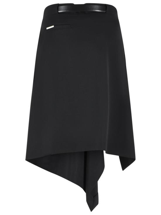 26FW 디 아티코 미디 스커트 261WCS00313 WWW065AA100 Black - THE ATTICO