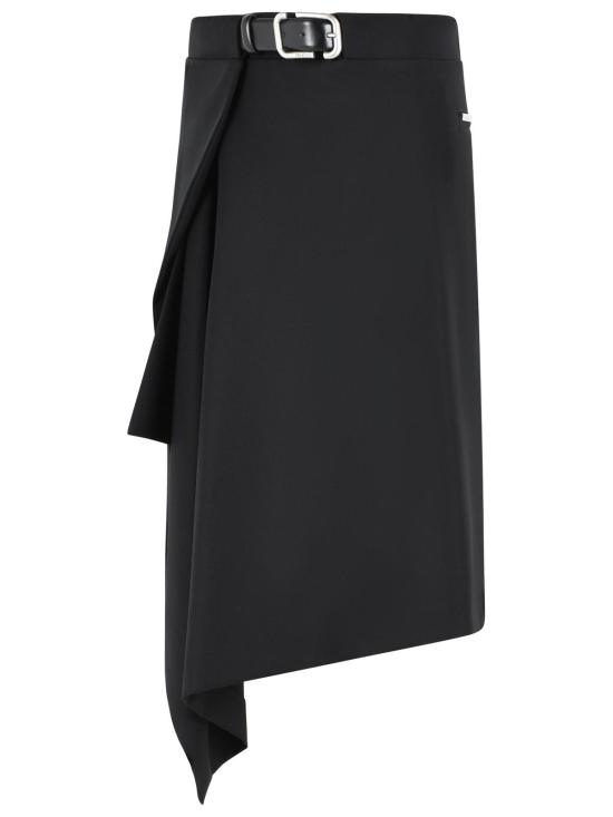 26FW 디 아티코 미디 스커트 261WCS00313 WWW065AA100 Black - THE ATTICO