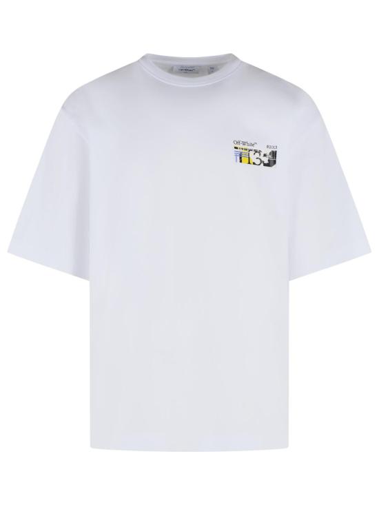 26FW 오프화이트 폴로 티셔츠 44MAA120F26J00Z100 White