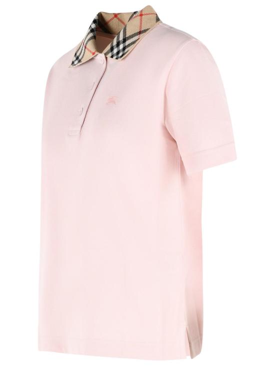 26FW 버버리 폴로 티셔츠 8130334C2989 Pink - BURBERRY