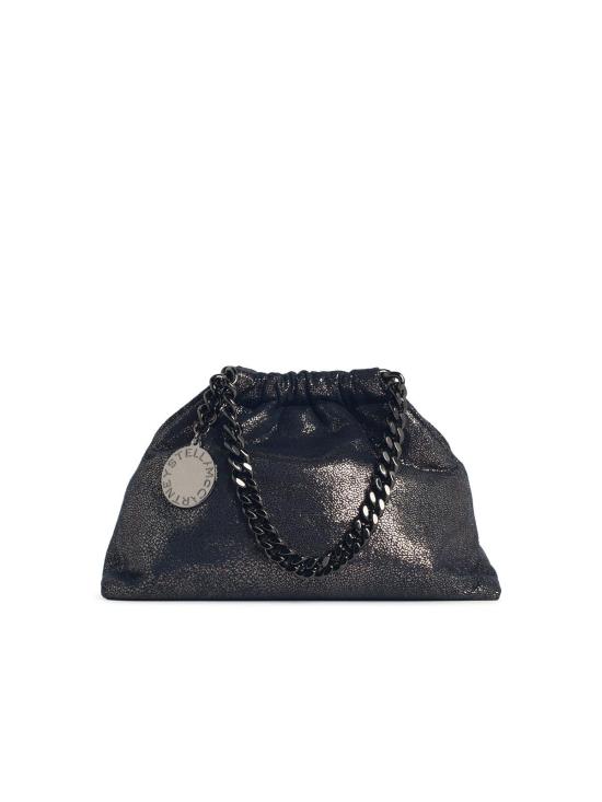 26FW 스텔라 맥카트니 팔라벨라 드로스트링 숄더백 7B0144 WP04894018 Navy