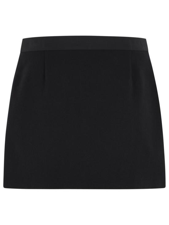 26FW 쿠레쥬 숏 스커트 326CJU363PL01709999 Black - COURREGES