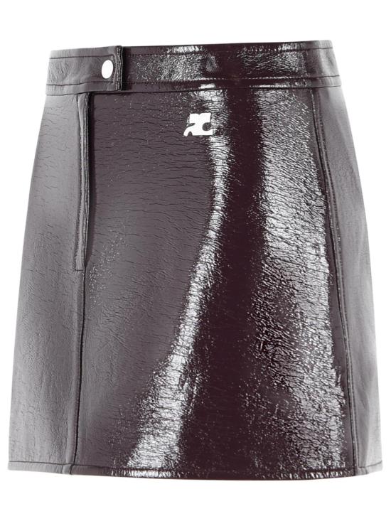 26FW 쿠레쥬 숏 스커트 223CJU001VY00144090 Bordeaux - COURREGES