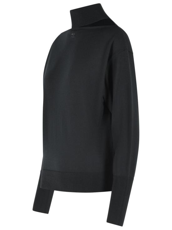 26FW 쿠레쥬 터틀넥 326MPU281FI00859999 Black - COURREGES