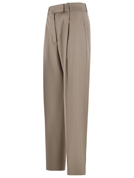 26FW 로에 수트 팬츠 420 30 214252 Brown - ROHE