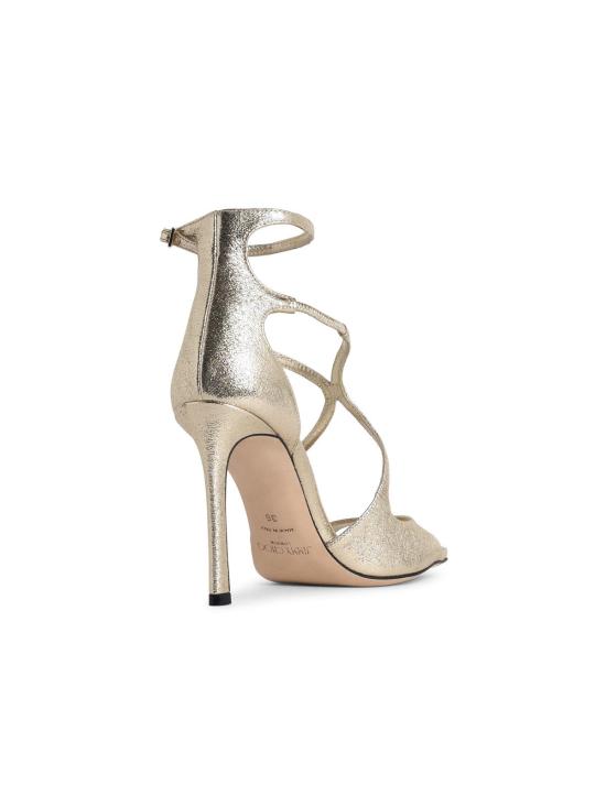 26FW 지미추 샌들 AZIA 95 DXBPLATINUM Gold - JIMMY CHOO