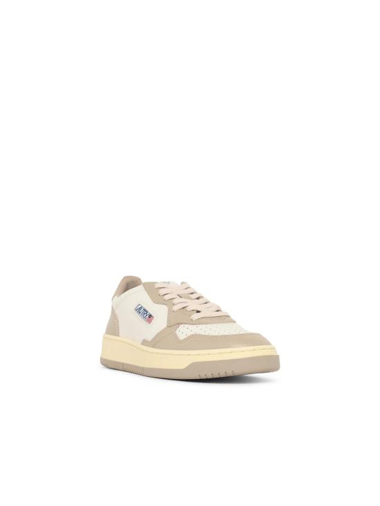 26FW 오트리 메달리스트 로우 스니커즈 AULMWB67 Beige - AUTRY