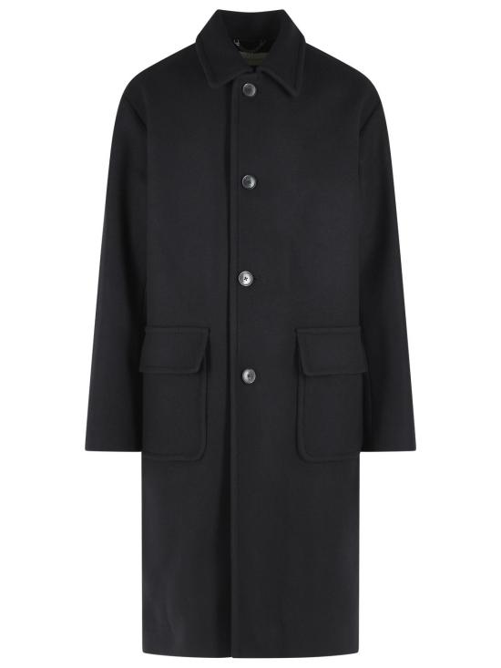 26FW 드리스 반 노튼 코트 020204 4216900 Black