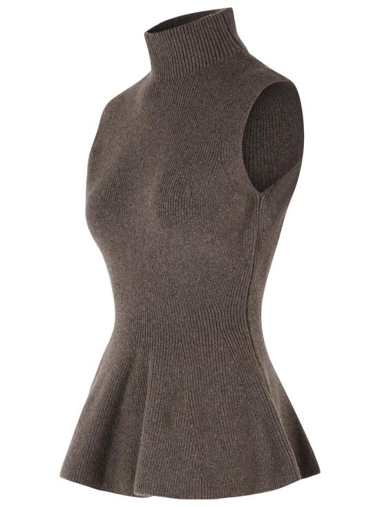 26FW 로에 터틀넥 420 23 301240 Brown - ROHE