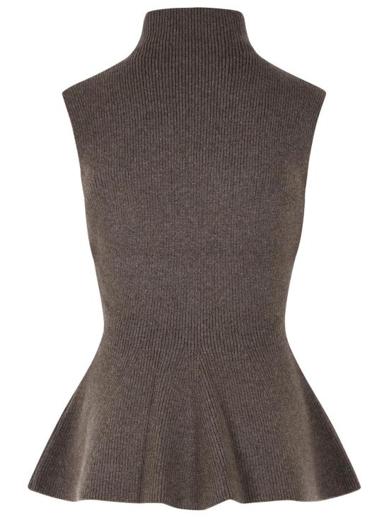 26FW 로에 터틀넥 420 23 301240 Brown - ROHE