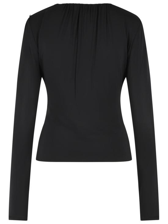26FW 스포트막스 긴팔 티셔츠 2622946031003 Black - SPORTMAX
