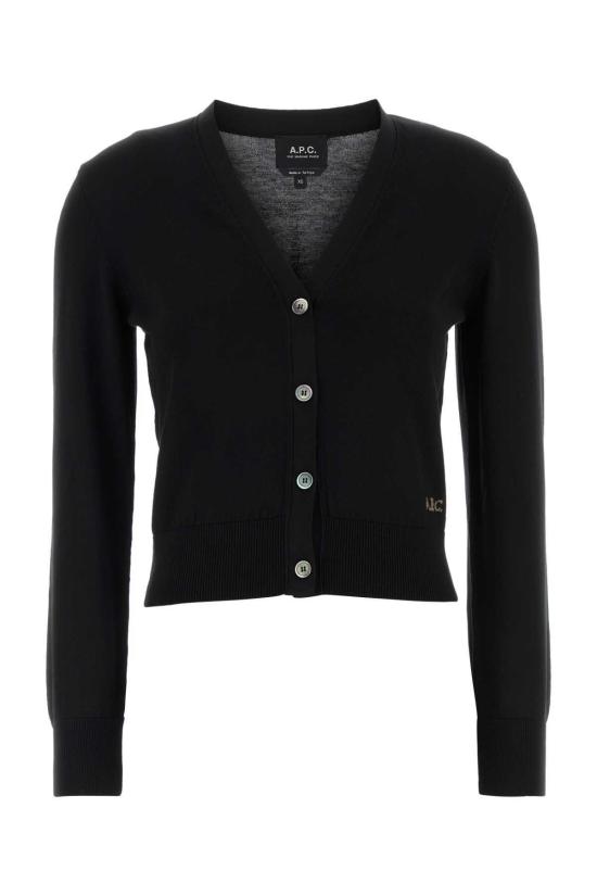  아페쎄 스웨터 A.P.C. 코튼 맥리에리아  느와르