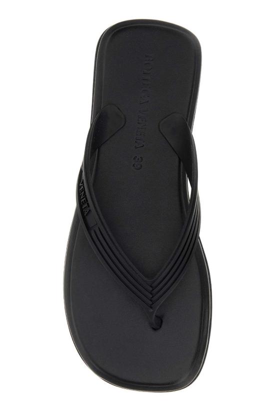  보테가베네타 뮬/슬리퍼 Bottega Veneta Sampieri 끈 슬리퍼 블랙 - BOTTEGA VENETA