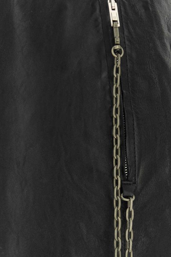  알렉산더 왕 숏 스커트 가죽  블랙 - ALEXANDER WANG
