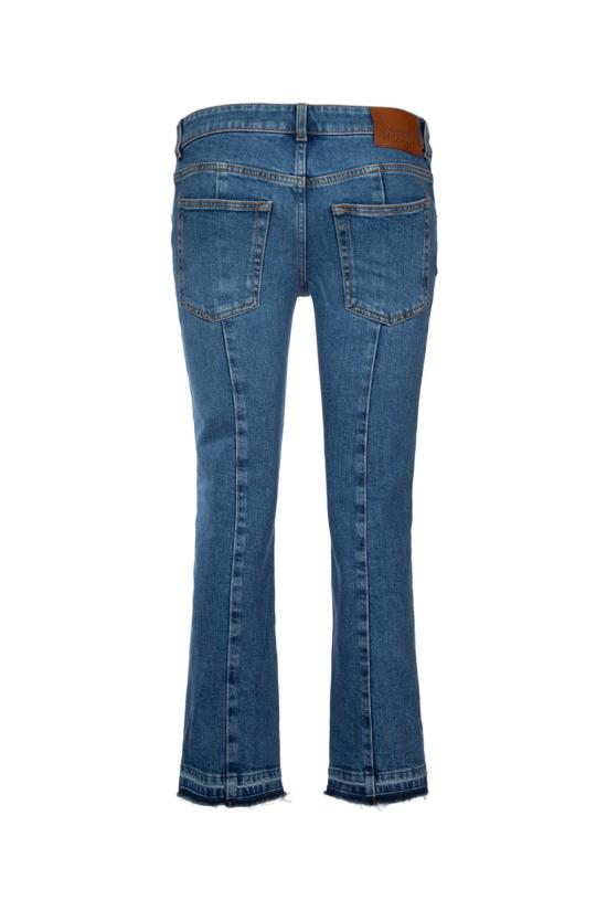  알렉산더 맥퀸 데님 팬츠 블루스톤워시 코튼 진 - ALEXANDER MCQUEEN