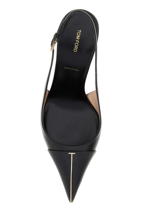  톰포드 힐/펌프스 톰 포드 스카프 콘 타코 힐 블랙 - TOMFORD