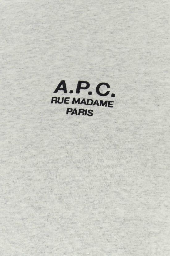  아페쎄 반팔 티셔츠 A.P.C. 그리쉬누아르 아웃테이커 코튼 티셔츠 - A.P.C.