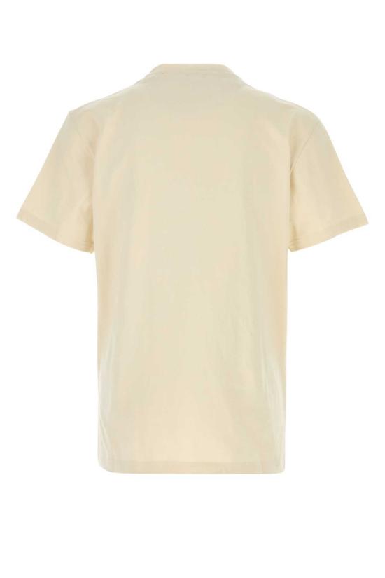  알렉산더 맥퀸 반팔 티셔츠 Alexander Mc Queen Exterior Cotton T Shirt Gessoiceblue - ALEXANDER MCQUEEN