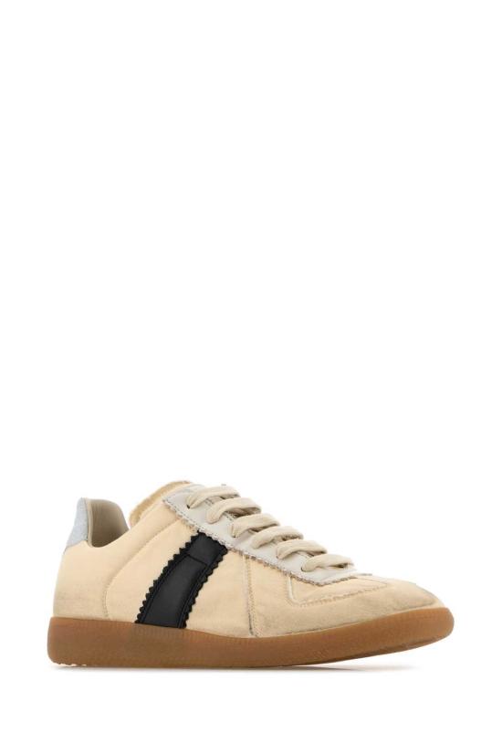  마르지엘라 스니커즈 메종   블랙/옐로우 - MAISON MARGIELA