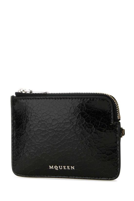  알렉산더 맥퀸 지갑 포르타폴리  블랙/카라멜/실버 - ALEXANDER MCQUEEN