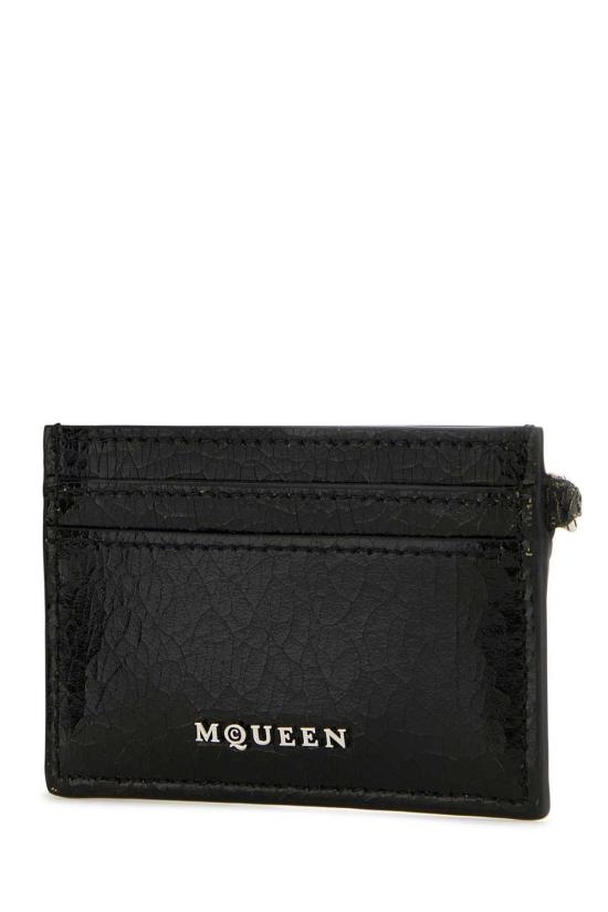  알렉산더 맥퀸 카드지갑 포르타폴리  블랙/카라멜/실버 - ALEXANDER MCQUEEN