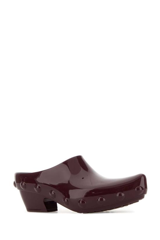  보테가베네타 뮬/슬리퍼 보테가 베네타 하이힐 슈즈 러버딥마호가니 - BOTTEGA VENETA