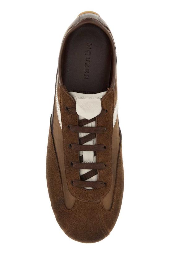  알렉산더 맥퀸 스니커즈 초콜릿 레더 앤 패브릭 박스 - ALEXANDER MCQUEEN