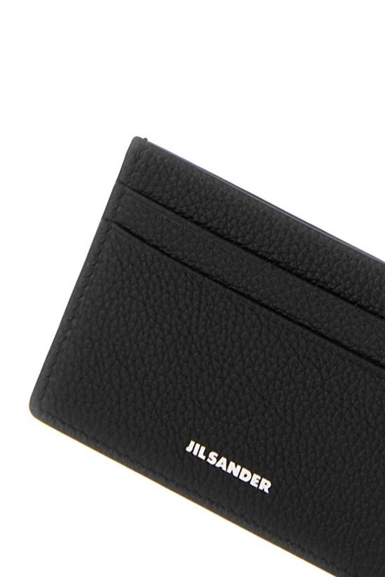  질샌더 남성지갑 질 샌더 블랙 가죽 카드 홀더 - JIL SANDER