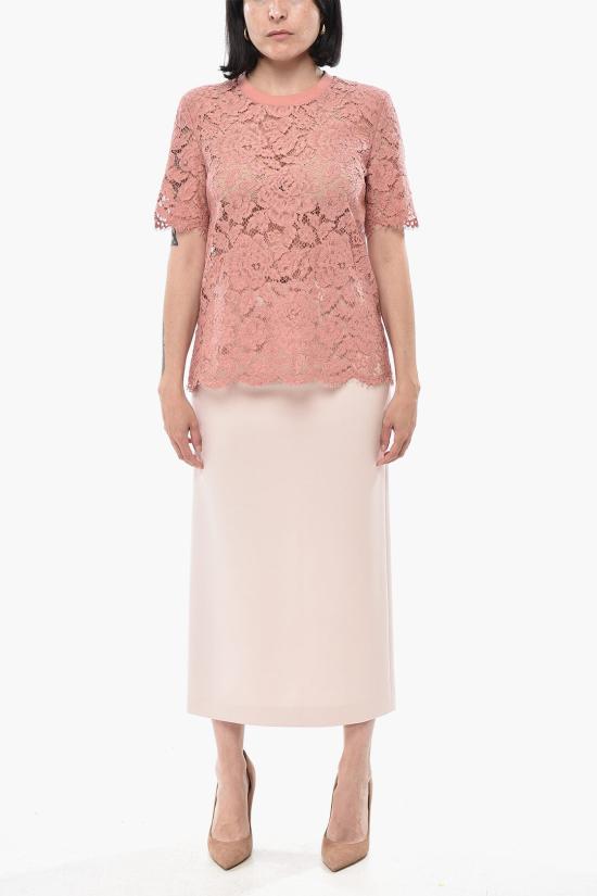  돌체앤가바나 탑 F8V21THLM7LF0473 Pink - DOLCE & GABBANA
