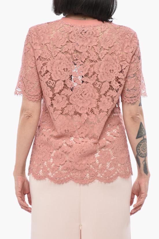  돌체앤가바나 탑 F8V21THLM7LF0473 Pink - DOLCE & GABBANA