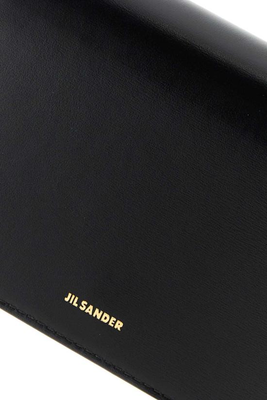  질샌더 지갑 질 샌더 카프 월렛 블랙 - JIL SANDER